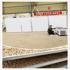 湖北客戶中藥材基地烘干房現場